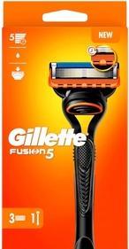 Gillette Fusion5 Systemklingen 3er+Handstück Systemklingen 3er