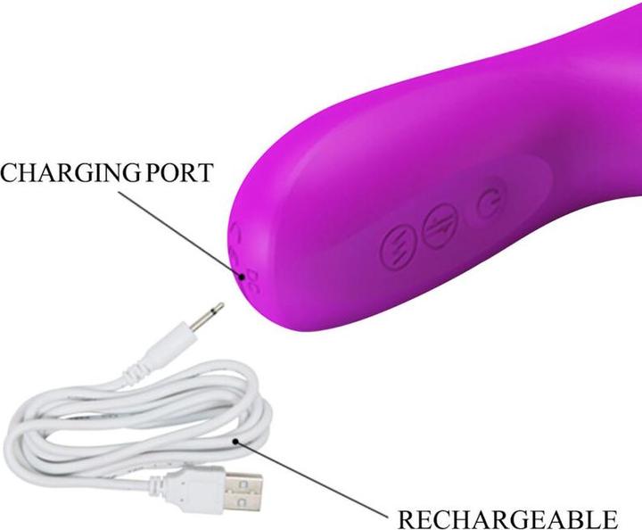 Actual product image Pretty Love Reese Rotating Vibrator Purple