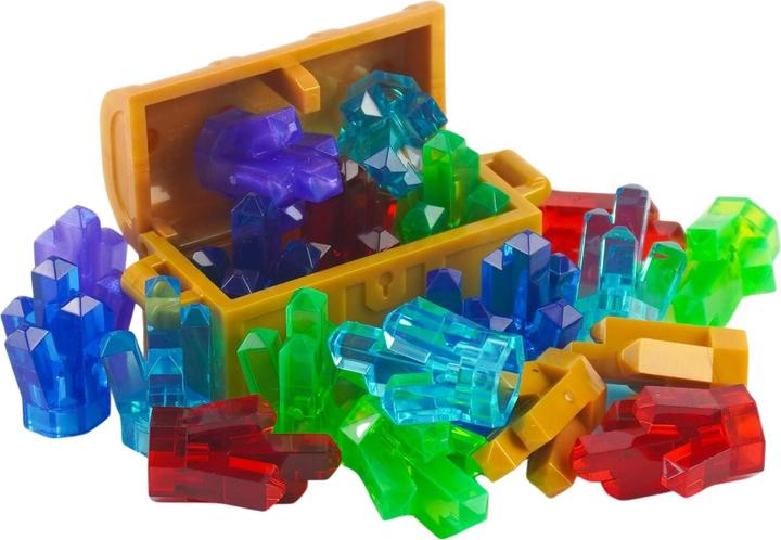 Actual product image LEGO Juwelen Schatz 20 Funkelnde Kristalle und 1 Schatztruhe - NEU! Teile 22x