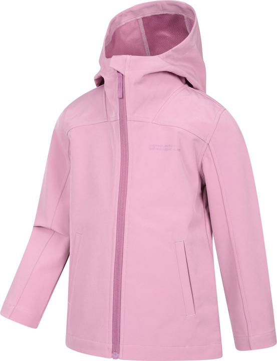 Actual product image Mountain Warehouse Childrens/Kids Retreat Lightweight Soft Shell Jacket (146, 152)
