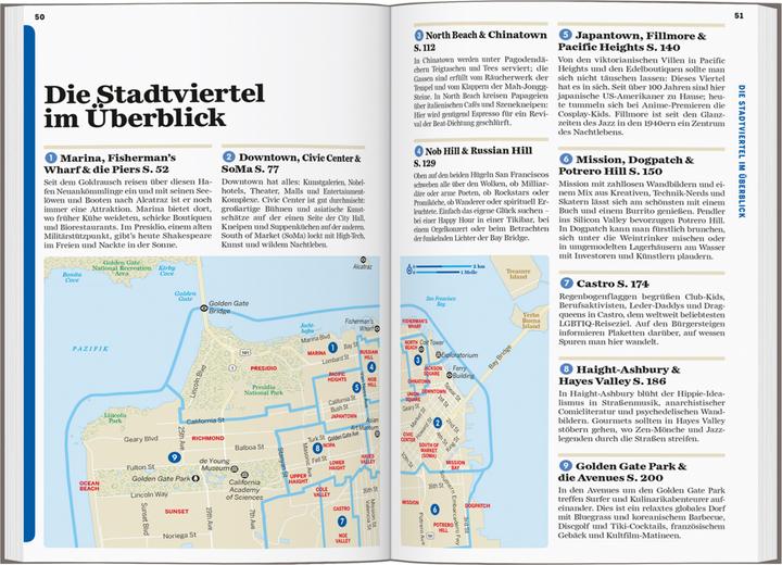 Immagine prodotto Reiseführer San Francisco (Tedesco, Alison Bing, Sara Benson., Ashley Harrell, John A Vlahides, 2023)