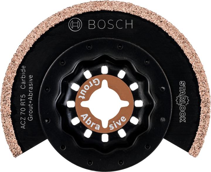 Actual product image Bosch Professional Zubehör Starlock Carbide-RIFF narrow-cut segment saw blade ACZ 70 RT5, 70 mm