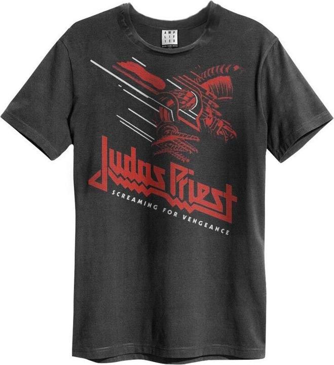 Actual product image Amplified Unisex Adult Screaming For Vengeance Judas Priest T-Shirt (L)