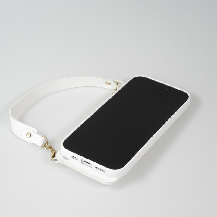 Immagine prodotto PhoneLook Coque Silicone soft touch avec pochette à cartes ou argent en cuir et lanière intégrée (Apple iPhone 14 Pro)