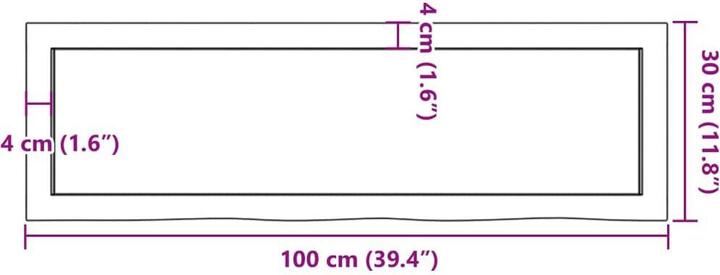 Immagine prodotto VidaXL Lian (100 x 30 x 4 cm)