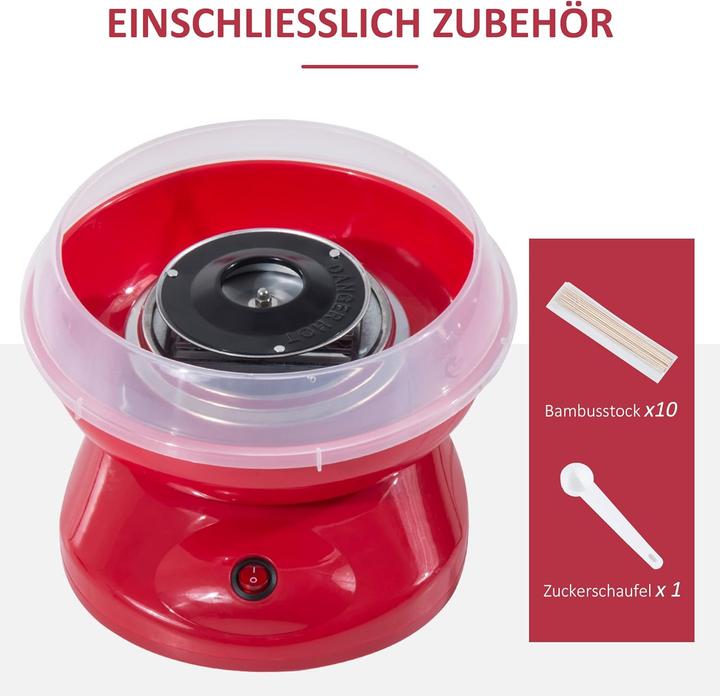 Actual product image Homcom Zuckerwattemaschine für Kinder und Erwachsene