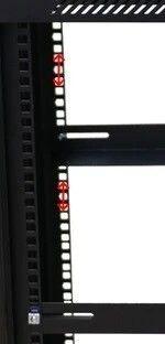 Produktbild Extralink 15U 450mm rack cabinet black (15 HE, 19 Zoll Rack)