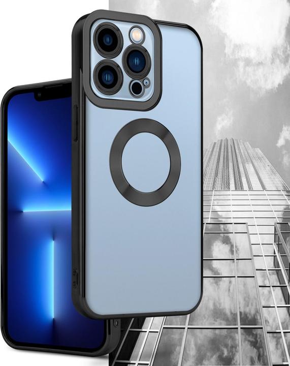 Actual product image Cadorabo TPU Chrome Case with Camera Protector for Apple iPhone 13 PRO MAX (Apple iPhone 13 Pro Max)