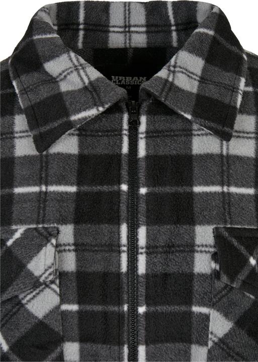 Actual product image Urban Classics Plaid Teddy Lined Shirt Jacket (4XL)