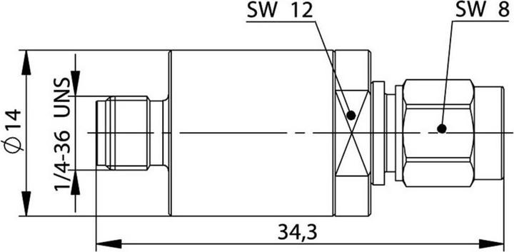 Produktbild Telegärtner Dämpfungsglied J01156A0031 1 S