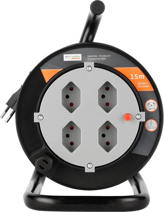 Produktbild Do it + Garden Mini Kabelrolle (15 m, 1 mm²)