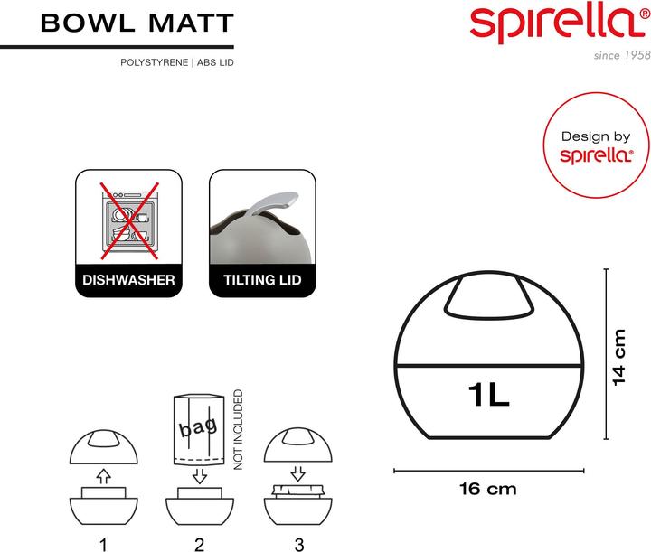 Actual product image spirella Bowl Matt (1 l)