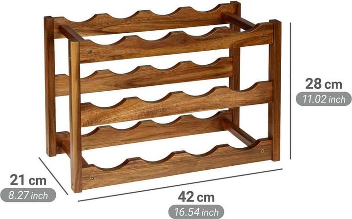 Actual product image Wenko Fondi wine rack (21 x 42 x 28 cm)