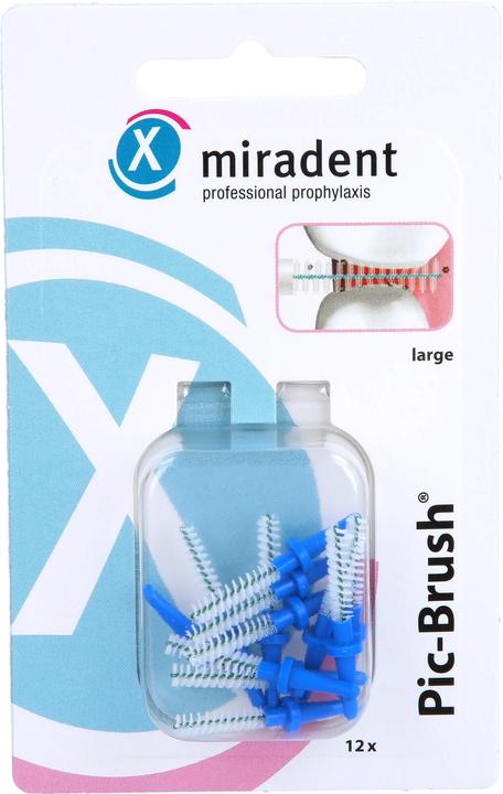 Produktbild Miradent Pic-Brush Refill Ersatzbürsten (12 x)