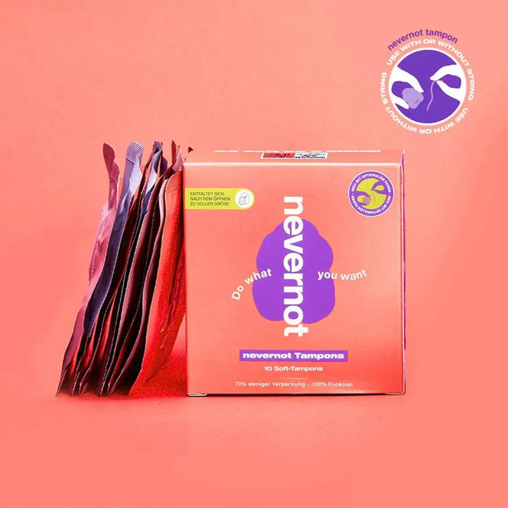 Produktbild NeverNot Softtampon (10 x, Normal)