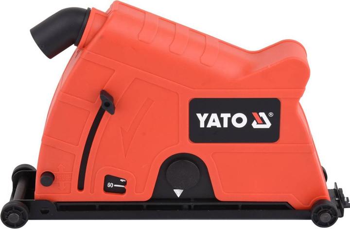 Produktbild Yato Profi Universal Absaughaube für Winkelschleifer zum Trennen und Schneiden, 230 mm, M14 Aufnahme