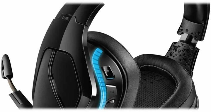Produktbild Logitech G G935 Wireless 7.1 Surround Sound LIGHTSYNC für Gaming - 2,4 GHz - EMEA (Kabellos)