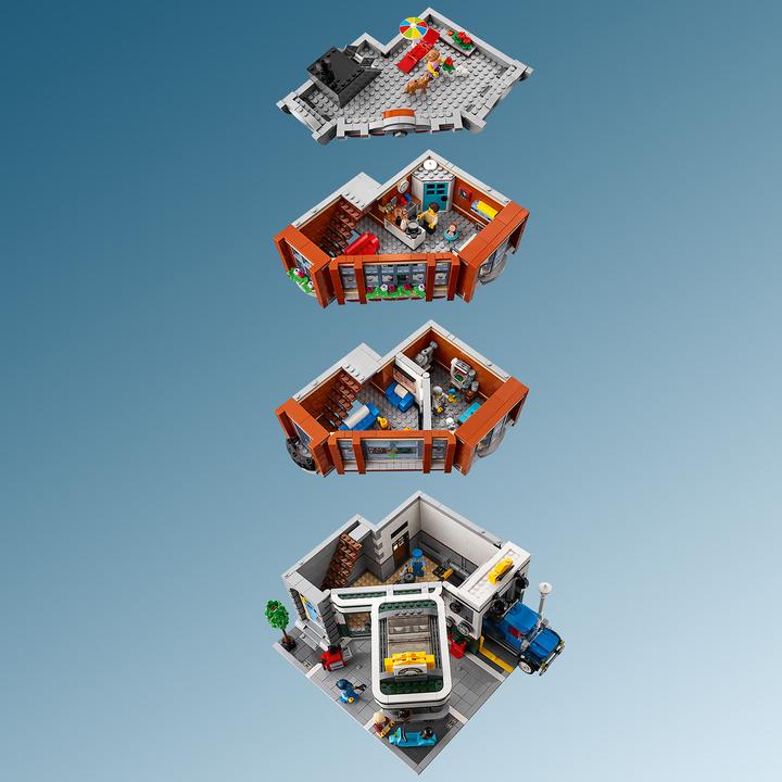Produktbild LEGO Eckgarage (10264, LEGO Creator Expert)