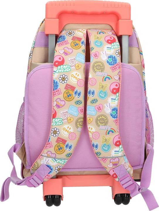 Produktbild Top Model Topmodel - TOPModel School Backpack Trolley GIRL POWER - Beige, Lilac, Coral - 34x24x50 cm (413286) (28 l)