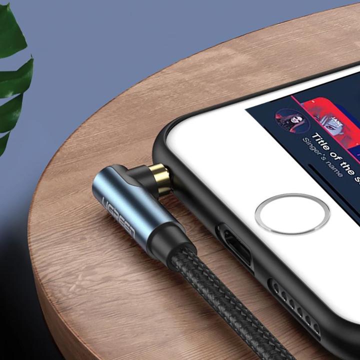 Produktbild Ugreen mini jack 3,5mm AUX Cable 1m (black) (1 m)
