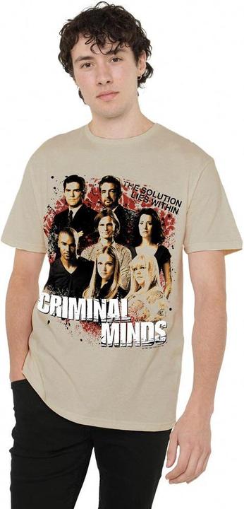 Immagine prodotto Criminal Minds Solution Lies Within Maglietta Uomo (L)