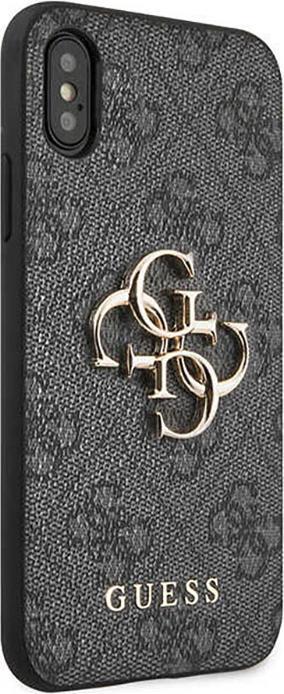 Produktbild Guess 4G Big Metal Logo - Etui iPhone X (szary) (Apple iPhone X)