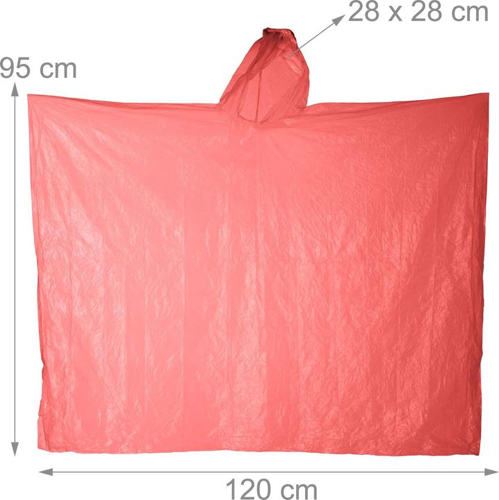 Immagine prodotto Relaxdays 13x poncho per la pioggia (13)