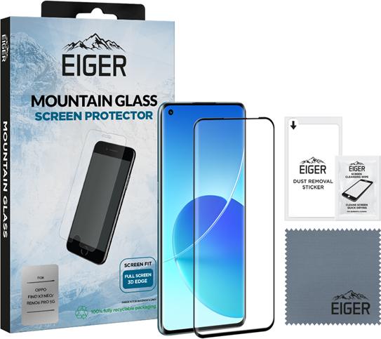 Image du produit Eiger Cas en verre 3D friendly (1 pièce(s), Oppo Find X3 Neo)