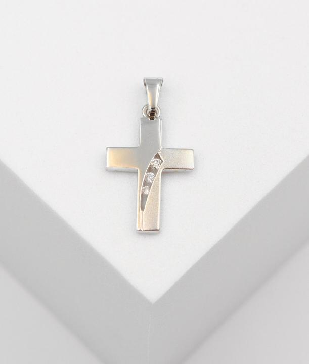 Image du produit Muau Croix (Or blanc 750/18K)