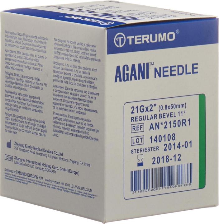 Produktbild Terumo Aga Einmalk 21G 0.8x50mm grue 100