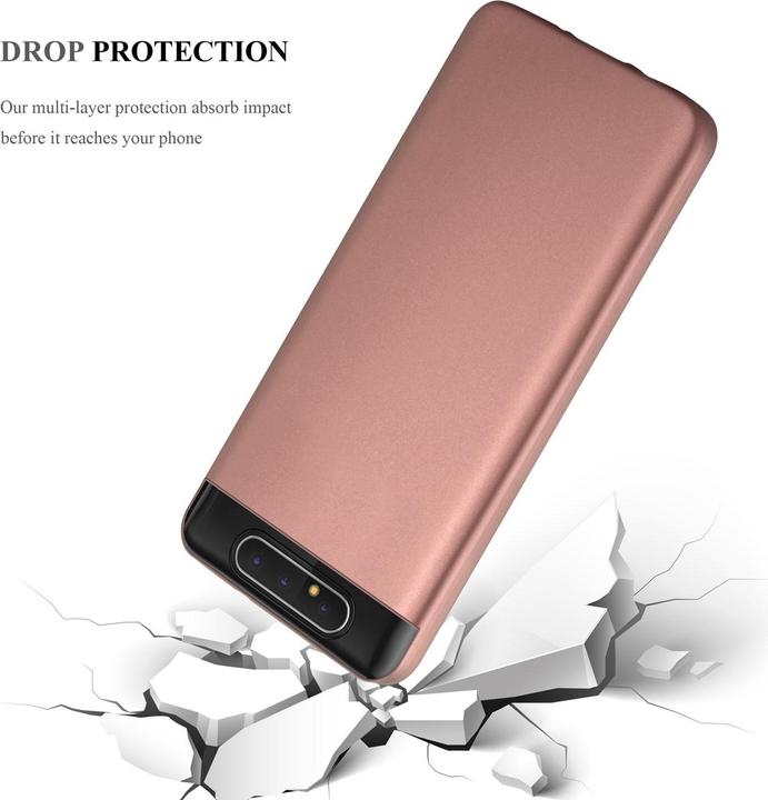 Image du produit Cadorabo Couverture métallique mate TPU (Samsung Galaxy A80)