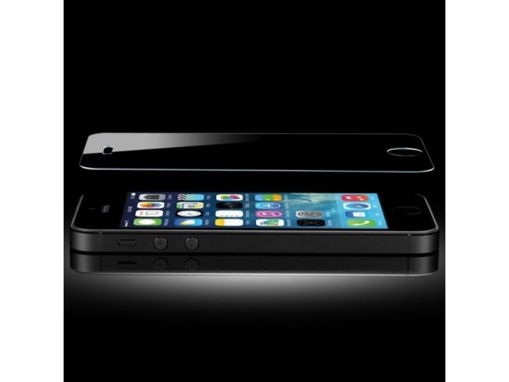 Actual product image Screenguard Apple iPhone 5/5S/5C/SE Protective Glass Film Case Friendly Design (1 Piece, Apple iPhone 5s, Apple iPhone 5)