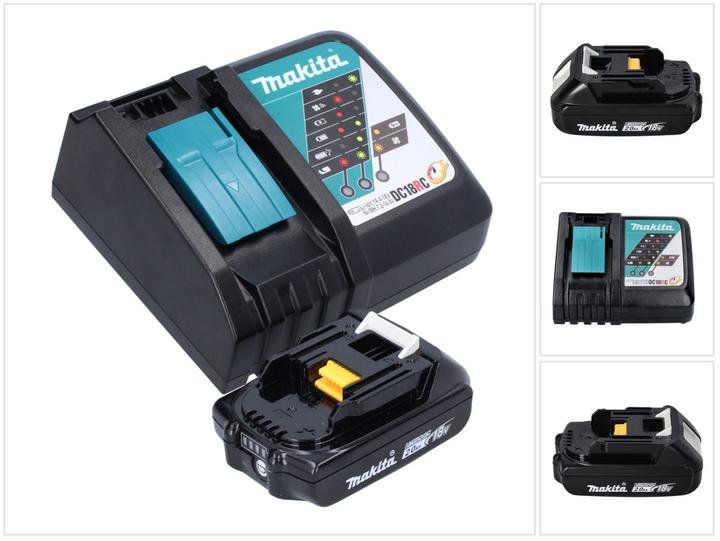 Image du produit Makita Kit Power Source 18 V avec 1x BL 1820 B batterie 2,0 Ah ( 197254-9 ) + chargeur DC 18 RC ( 195584 (18 V)