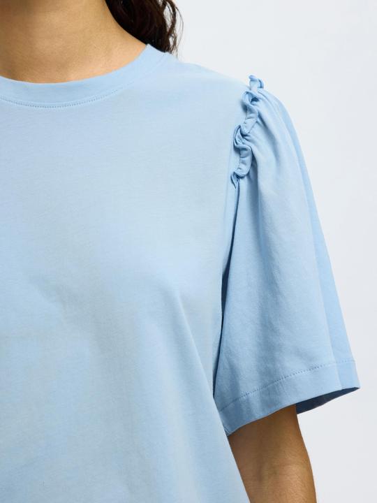 Image du produit Selected Femme Slfpenelope 2/4 Ruffle Tee Noos (L)
