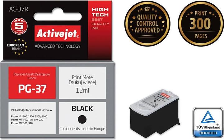 Produktbild Activejet AC-37 premium version - 12 ml - mit hoher Kapazität (BK)