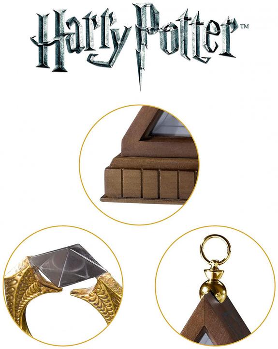 Actual product image Noble Collection Harry Potter replica 1/1 Lord Voldemort's Horcrux ring (gold plated)