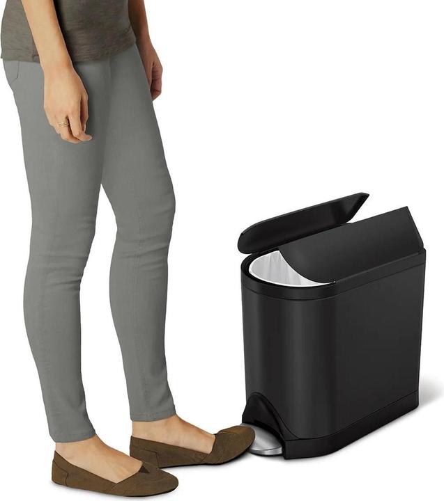 Produktbild Simplehuman Treteimer 5 l, Weiss (5 l)