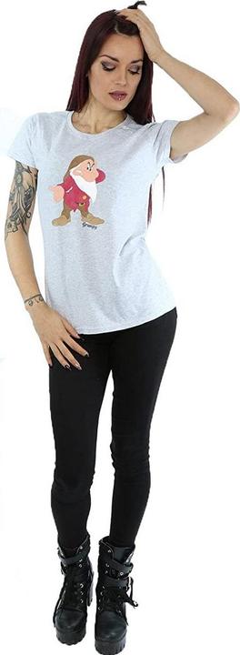 Actual product image Snow White Womens/Ladies Classic Grumpy Heather T-Shirt (XS)