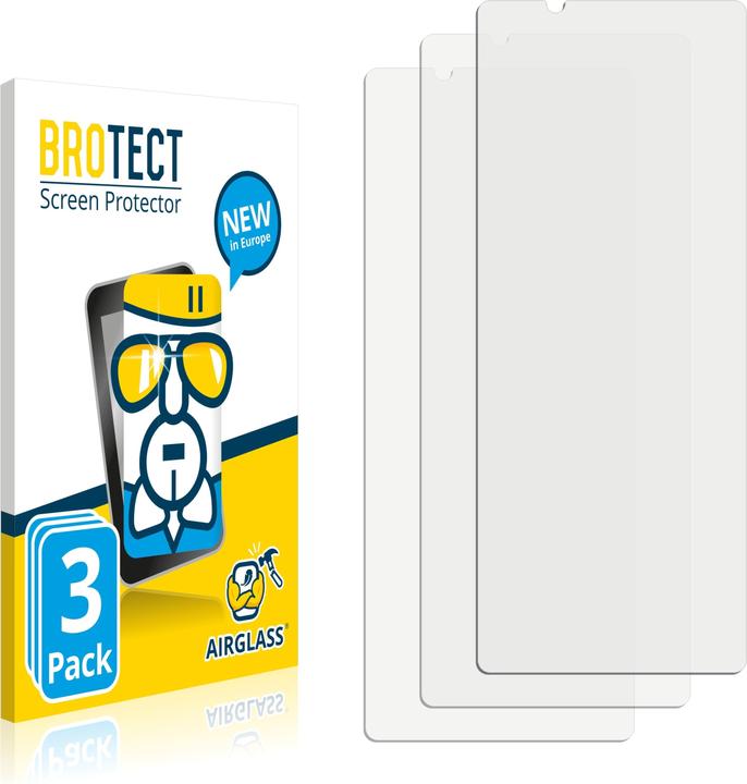 Produktbild BROTECT AirGlass Panzerglasfolie (3 Stück, Sony Xperia 5 IV)