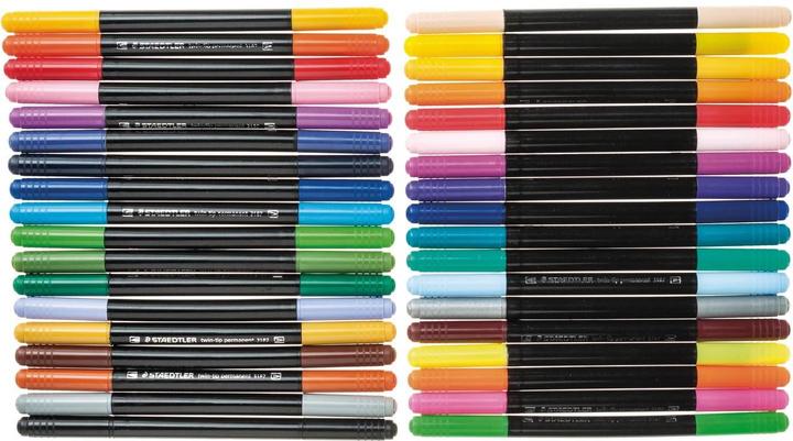 Actual product image Staedtler Double Fibre Painter (Multicoloured, 36 x)