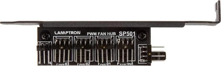 Produktbild Lamptron SP501 PWM-Hub für PCI-Blende (4 Lüfter)