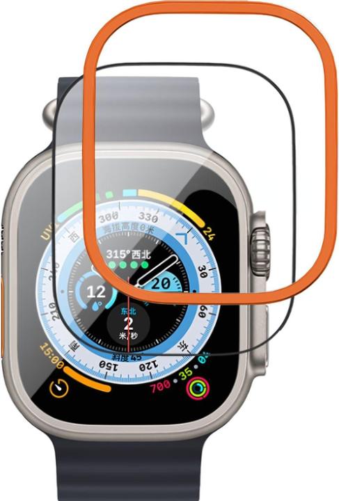 Produktbild Hermex Apple Watch Ultra 2 49mm Displayschutz-Glas mit Edelstahlrahmen