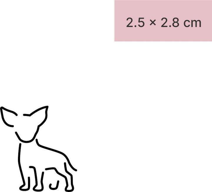 Image du produit minink Tatouage temporaire - Petit chien