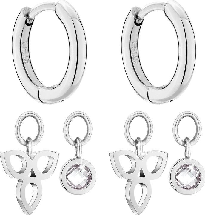 Immagine prodotto Tamaris Orecchini rotondi Playful 2in1 TJ-0016-E-15 (L) (Acciaio inossidabile)