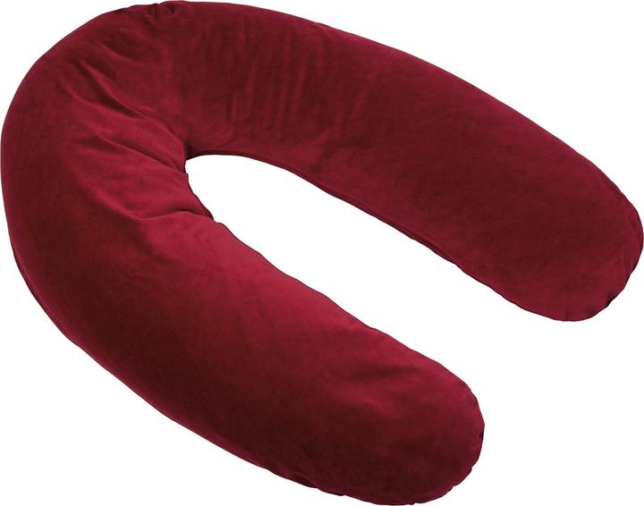 Zewi Nursing and positioning pillow velvet bordeaux (190 cm)