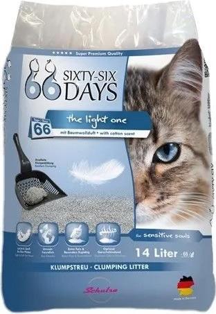 Produktbild Merkloos 66 days cotton light kattenbakvulling (Klumpend, 8.10 kg)