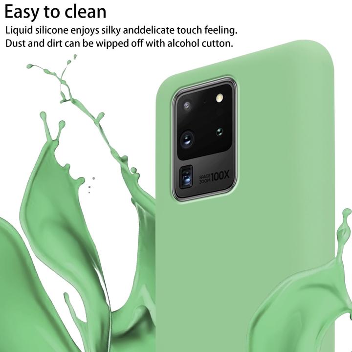 Actual product image Cadorabo TPU Cover Mobile Phone Chain Liquid (Samsung Galaxy S20 Ultra)