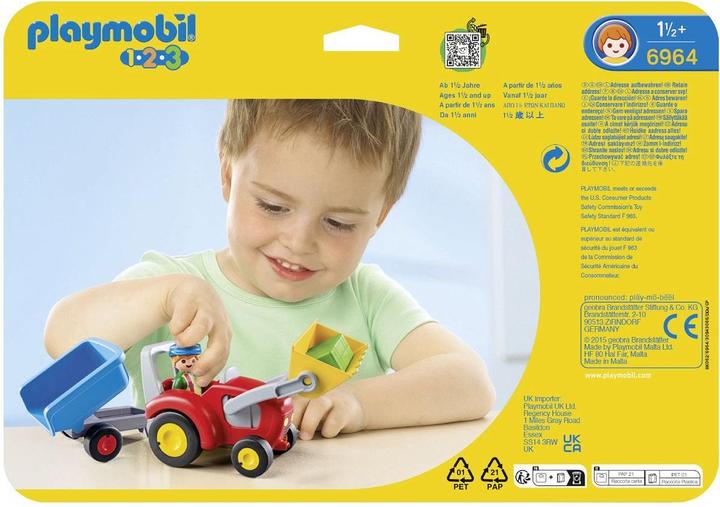 Actual product image Playmobil Tractor (6964, Playmobil 1.2.3)