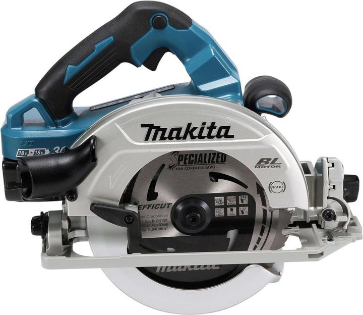 Image du produit Makita DHS782Z Cordless Circular Saw, 2x18V, 62.5 mm, ø190x30mm, Without batteries and charger!