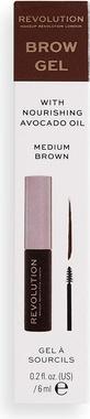 Actual product image Makeup Revolution Brow Gel (Medium Brown)